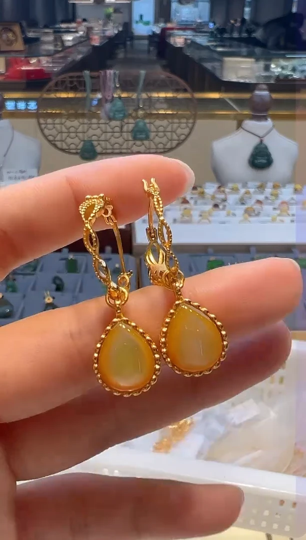 【闪购商品】贝壳（贝母）耳饰银S925镶嵌49