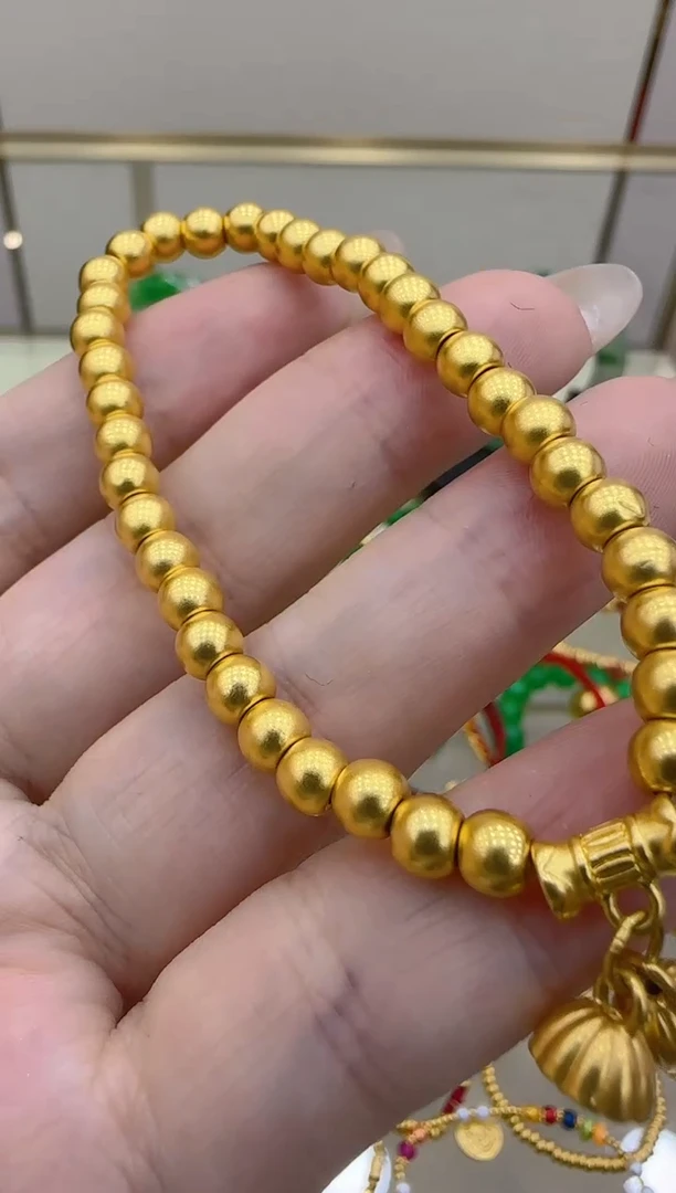 【闪购商品】定制足金手链团购多样性发一件