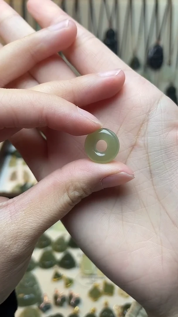 吊坠(不含链)未镶嵌和田玉甜甜圈