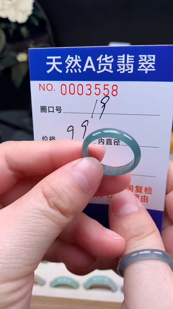 未镶嵌戒指翡翠19#