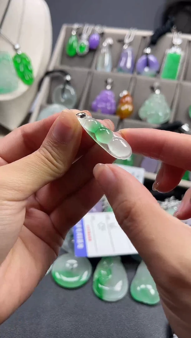 颈饰未镶嵌翡翠  所见即所得 一图一物