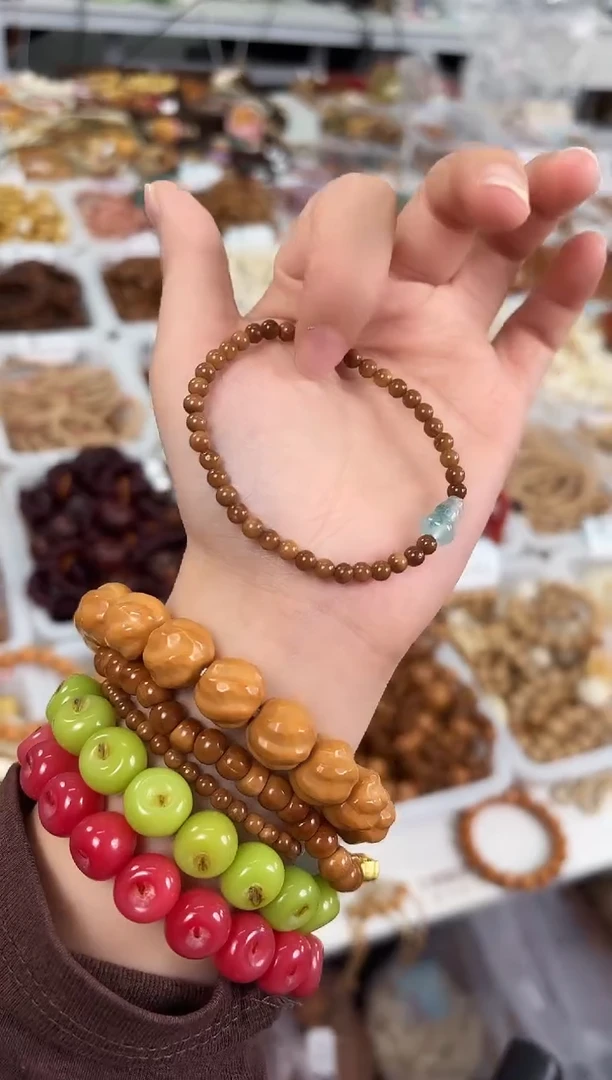 手串库克【凝翠4mm】特级A+库克圆珠单圈@@CP161-1029