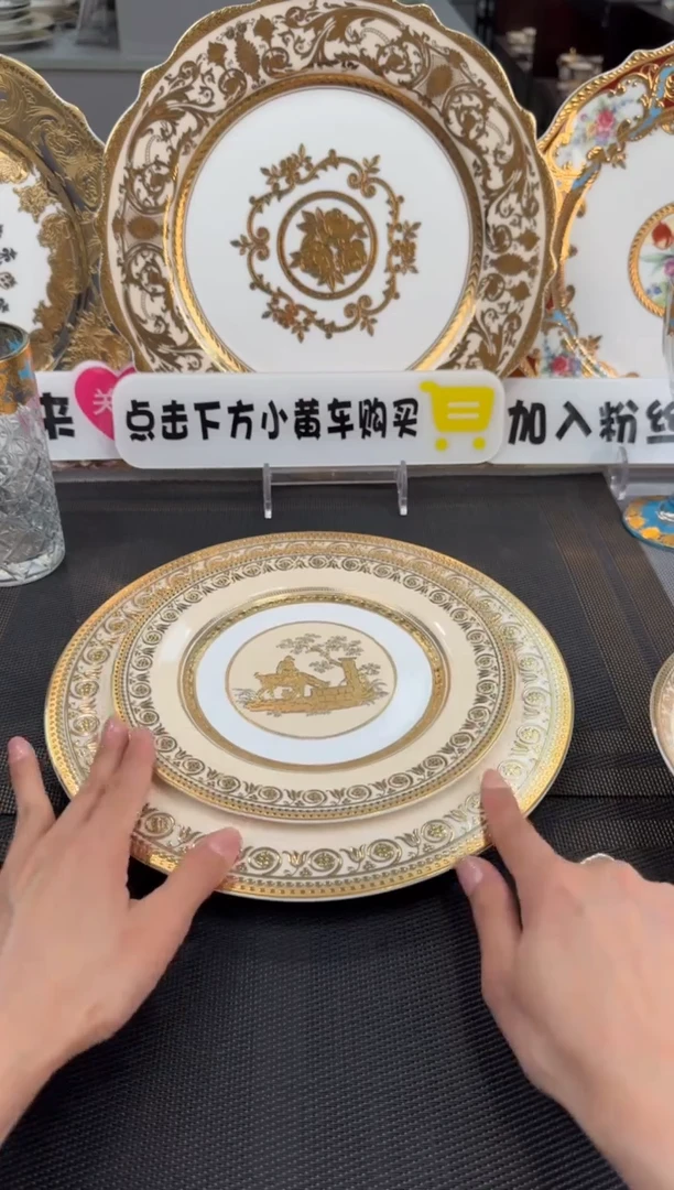 【闪购商品】瓷片10.5英寸+8英寸平盘福利款