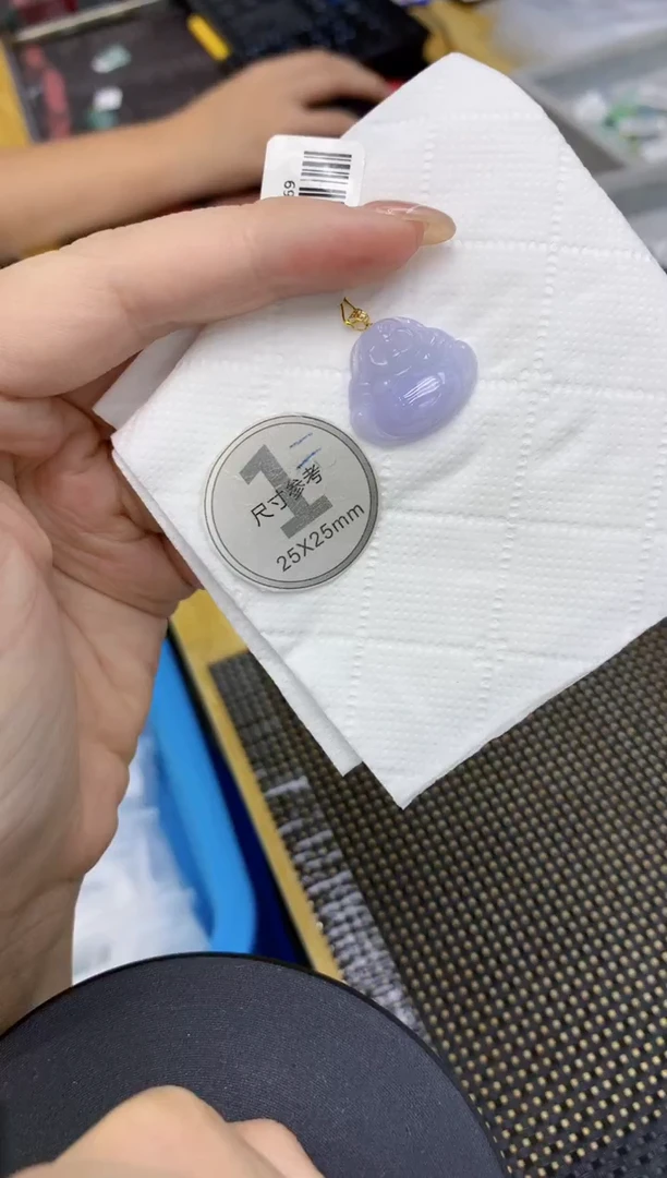 颈饰18K金镶嵌翡翠11111111