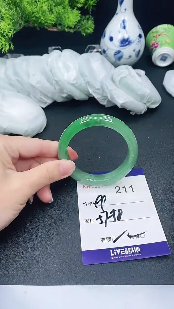 未镶嵌手镯翡翠211