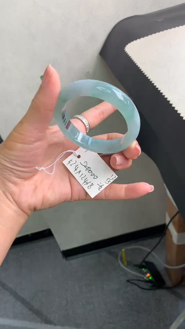 未镶嵌手镯翡翠翡翠手镯# 圈口52