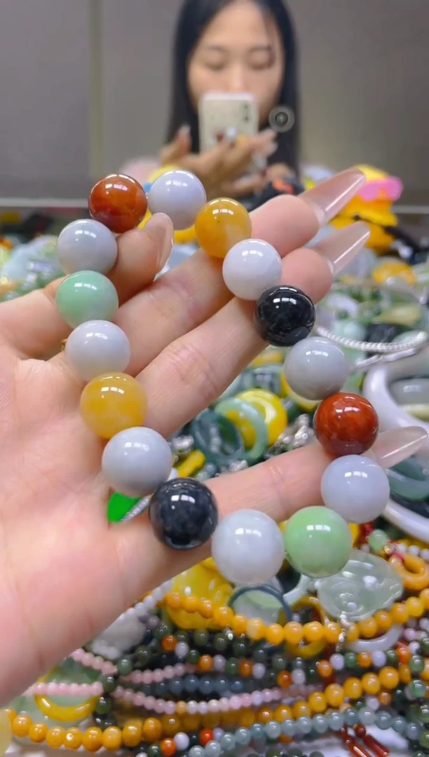 翡翠未镶嵌颈饰13MM/X/翡翠A货，一件也是批发价