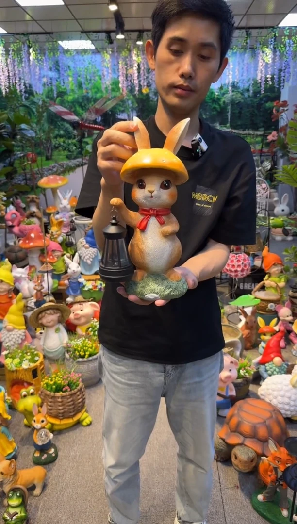 无花朵花园庭院摆件&00&