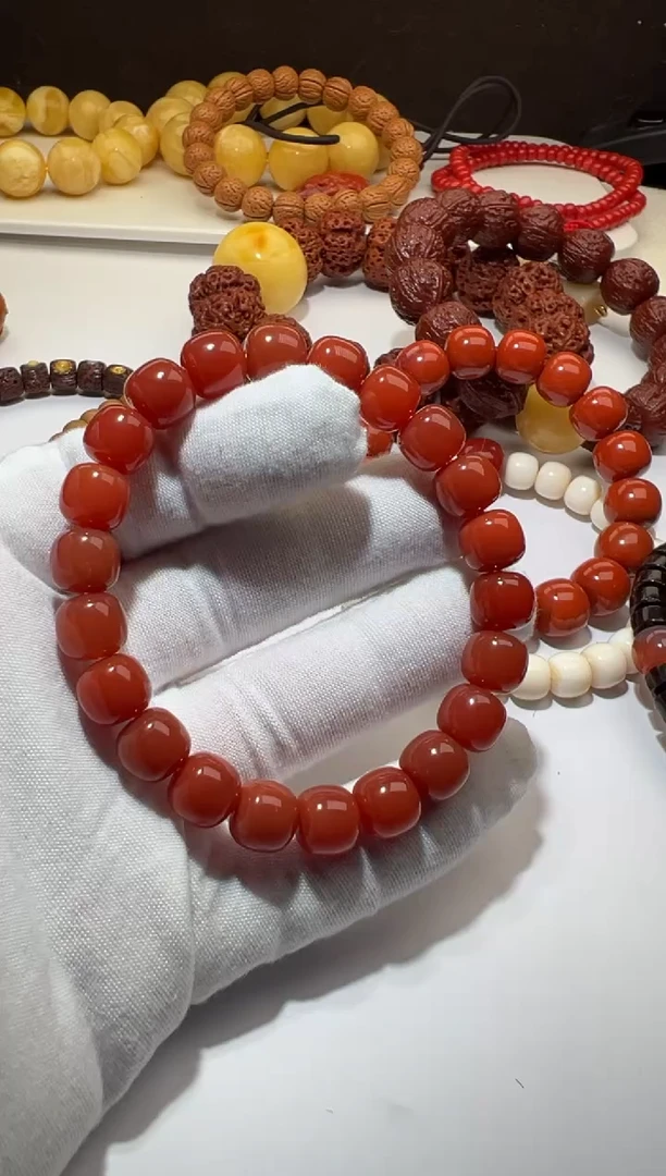 未镶嵌手串南红玛瑙南红单圈手串
