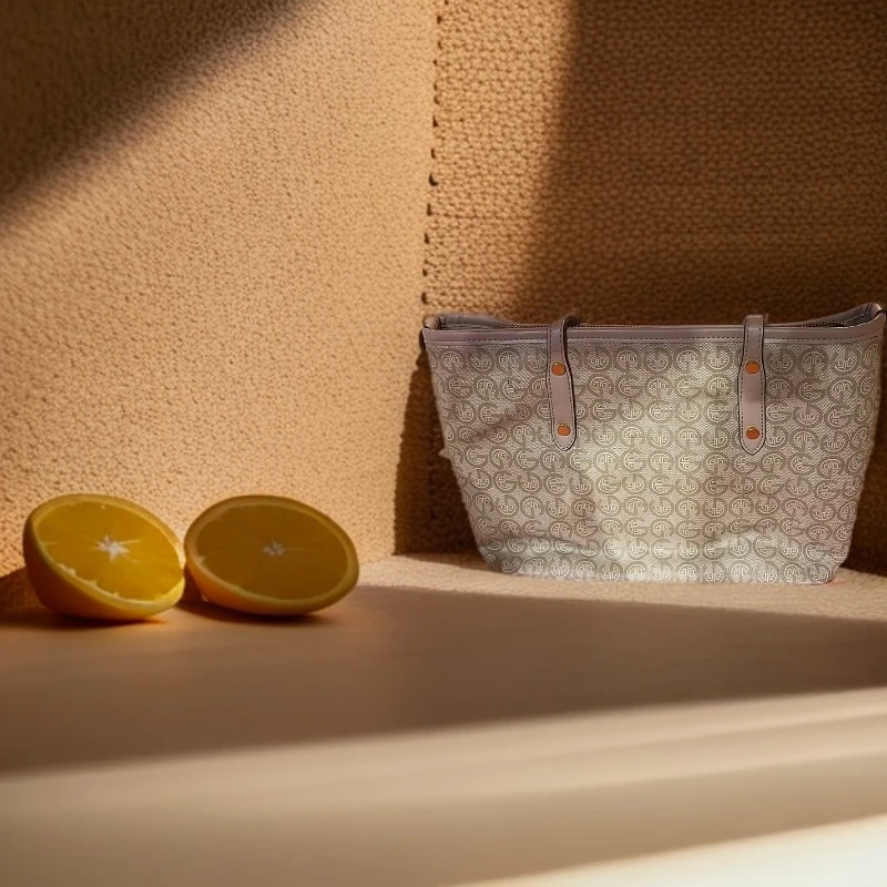 （霏霏礼物）提包经典子母包中号轻奢肩包斜跨编织水桶包