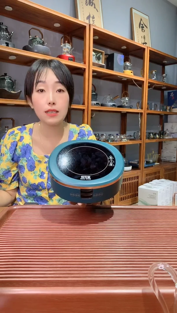 水晶玻璃无盖款悦可堂绿