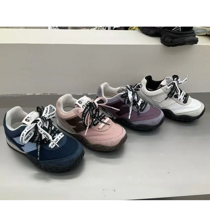 【haobaby童鞋】2024字母鞋带款拼色休闲鞋5669