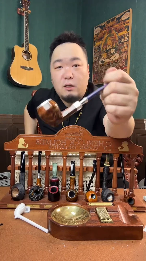 石楠木木雕款意大利进口石楠木烟斗