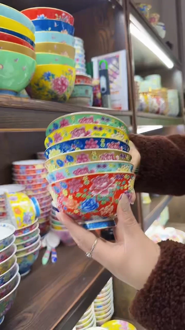 【闪购商品】瓷片4.5英寸饭碗6个景德镇餐具