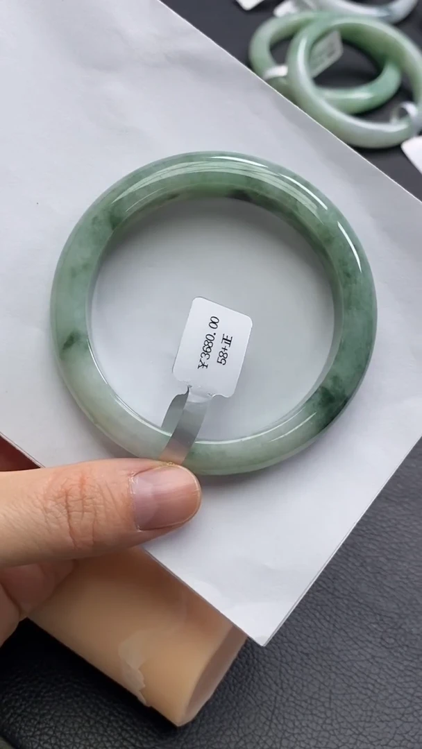 未镶嵌手镯翡翠//20255254    58正圈