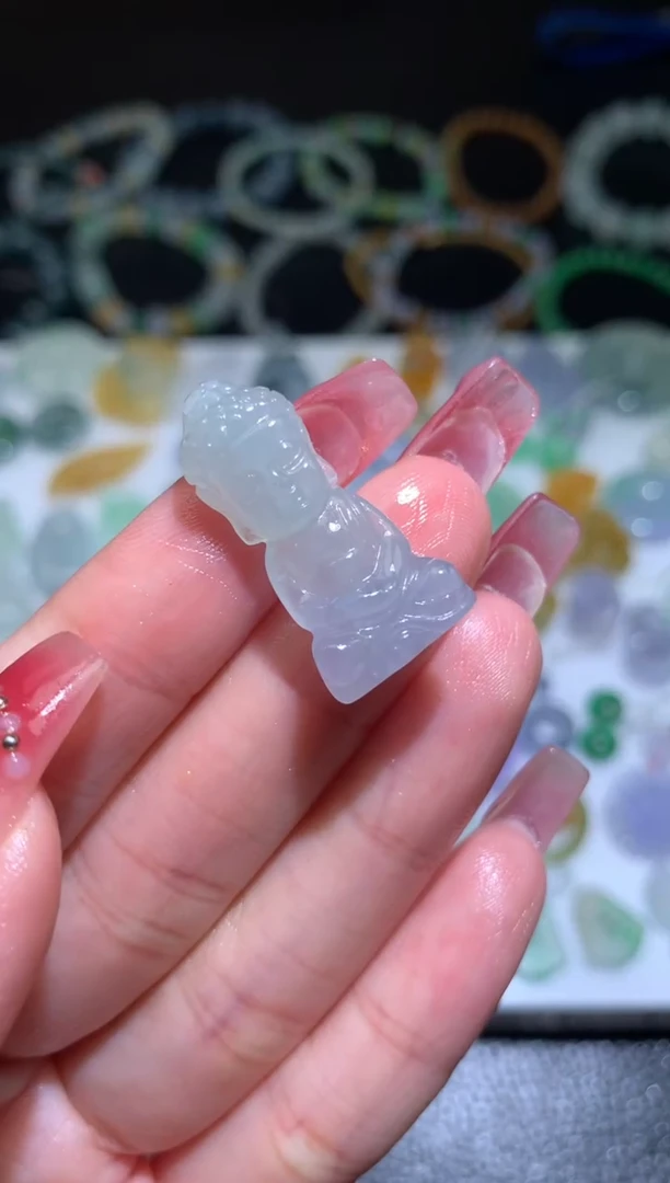 定制翡翠未镶嵌毛货