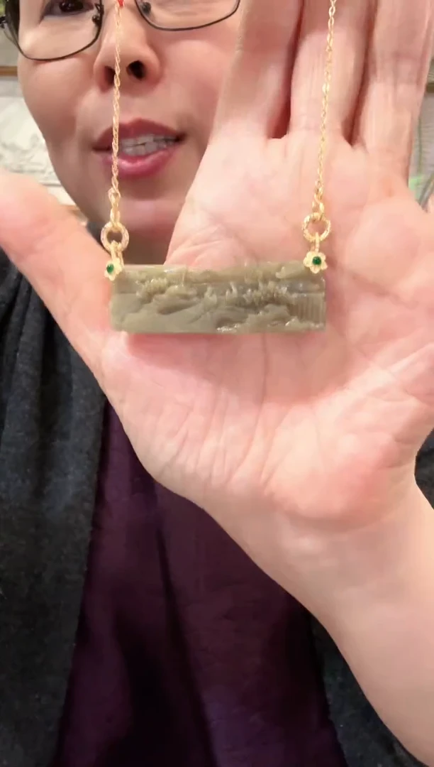 【闪购商品】翡翠颈饰未镶嵌国风