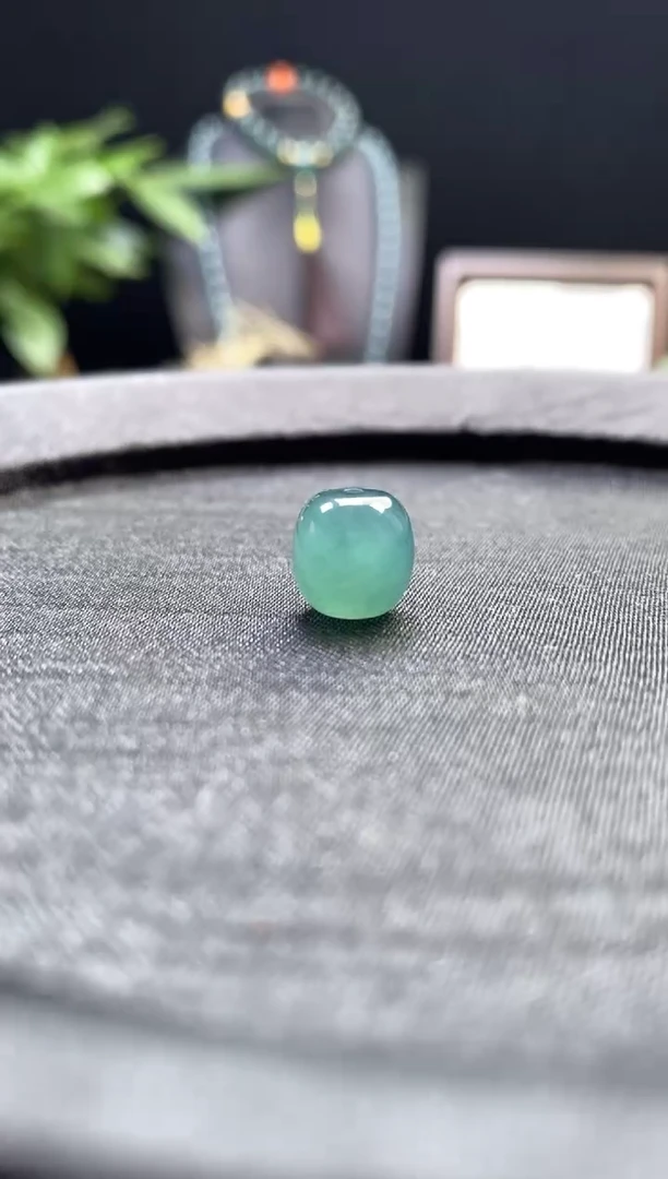 未镶嵌手链翡翠散珠卡10mm左右老型珠