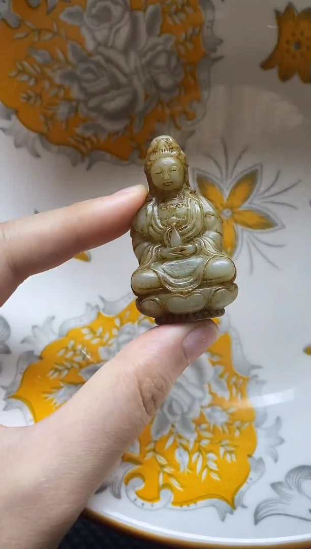 瓷片瓷片 瓷器 摆件 1个