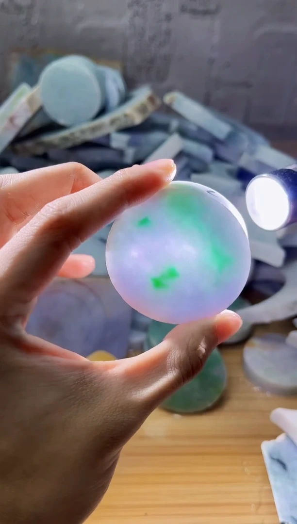 裸石翡翠翡翠a货正品玉石古陈386