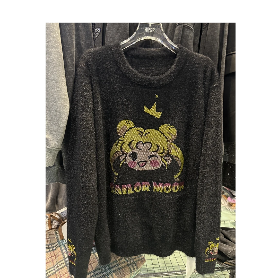 【20243116黑色美少女】毛衣毛线衫2025秋冬新款外搭慵懒风毛衣