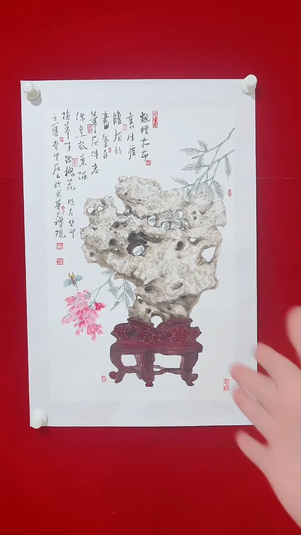 国画国画Y-李主任常昊居士太湖石精品2.7平尺