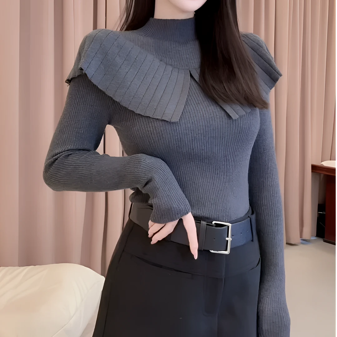【摩卡庄园】小众设计感气质上衣-2287
