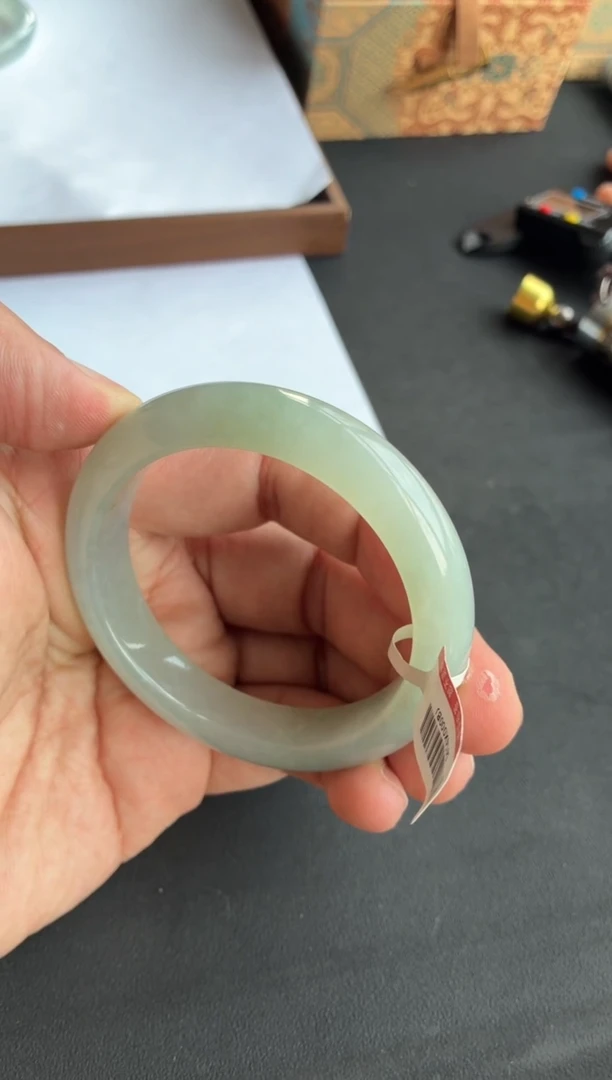 未镶嵌手镯翡翠5号55.2*12.5*8.6正圈