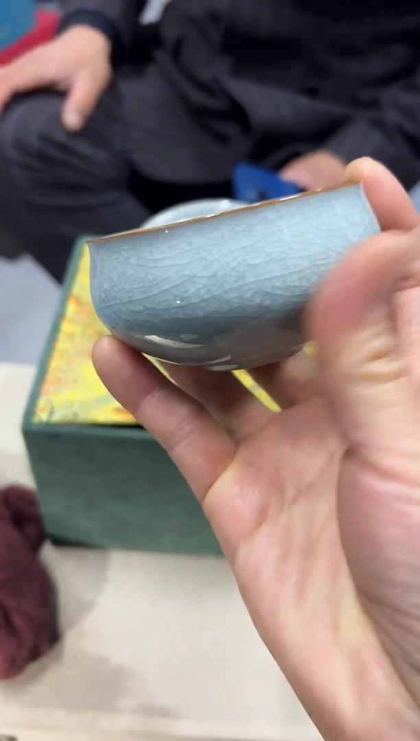 瓷片013有老师钧瓷