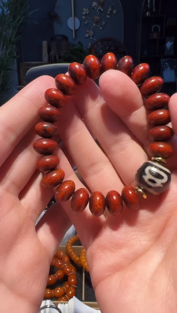 【闪购商品】菩提手串未镶嵌念珠木带宝串