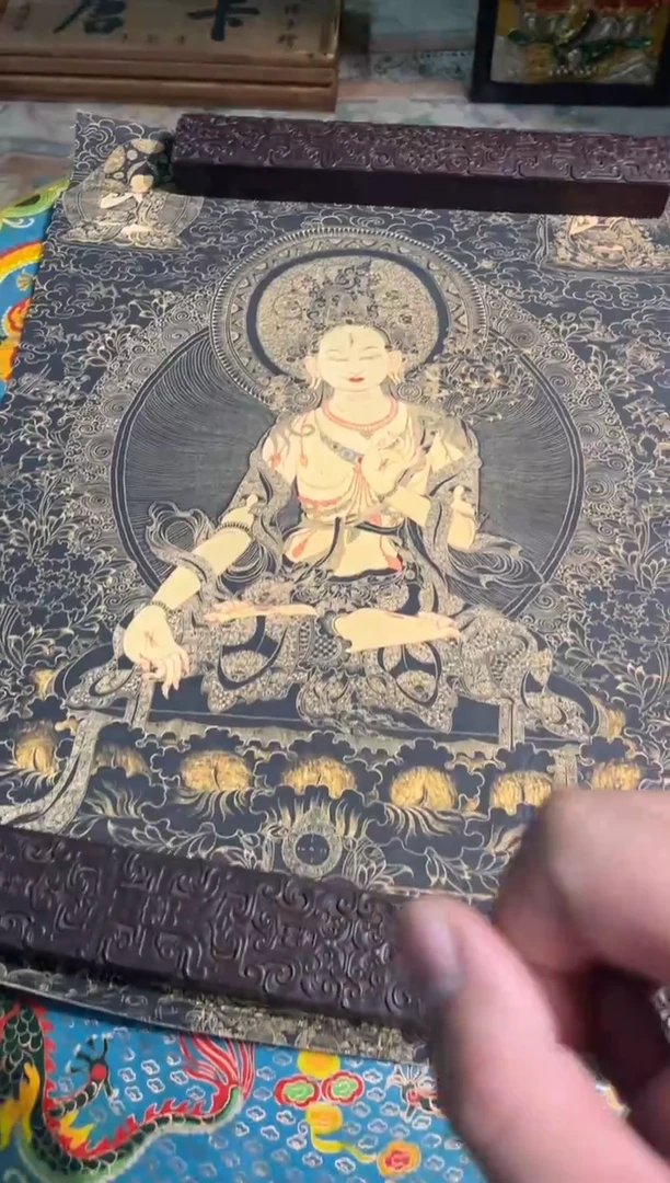 卷轴画东东唐卡tk16