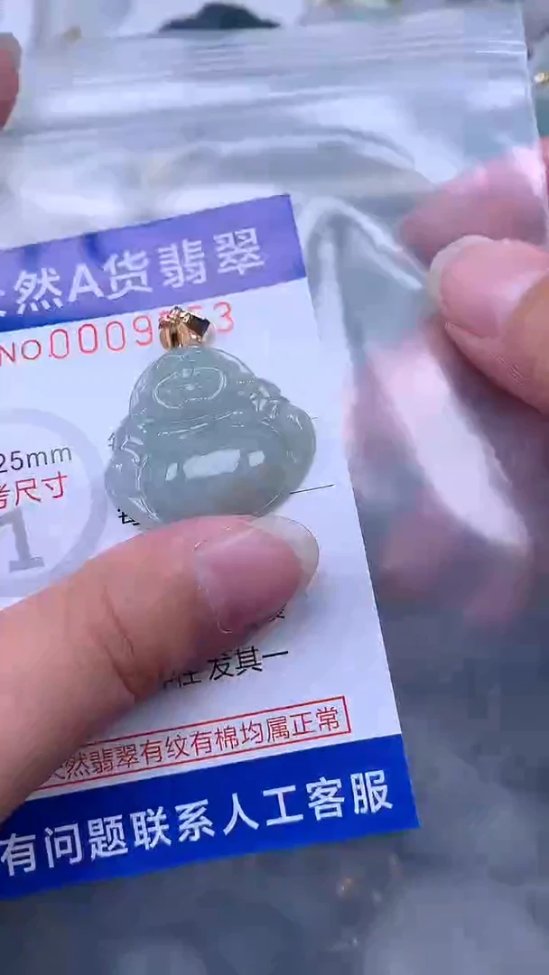 翡翠未镶嵌吊坠(不含链)1