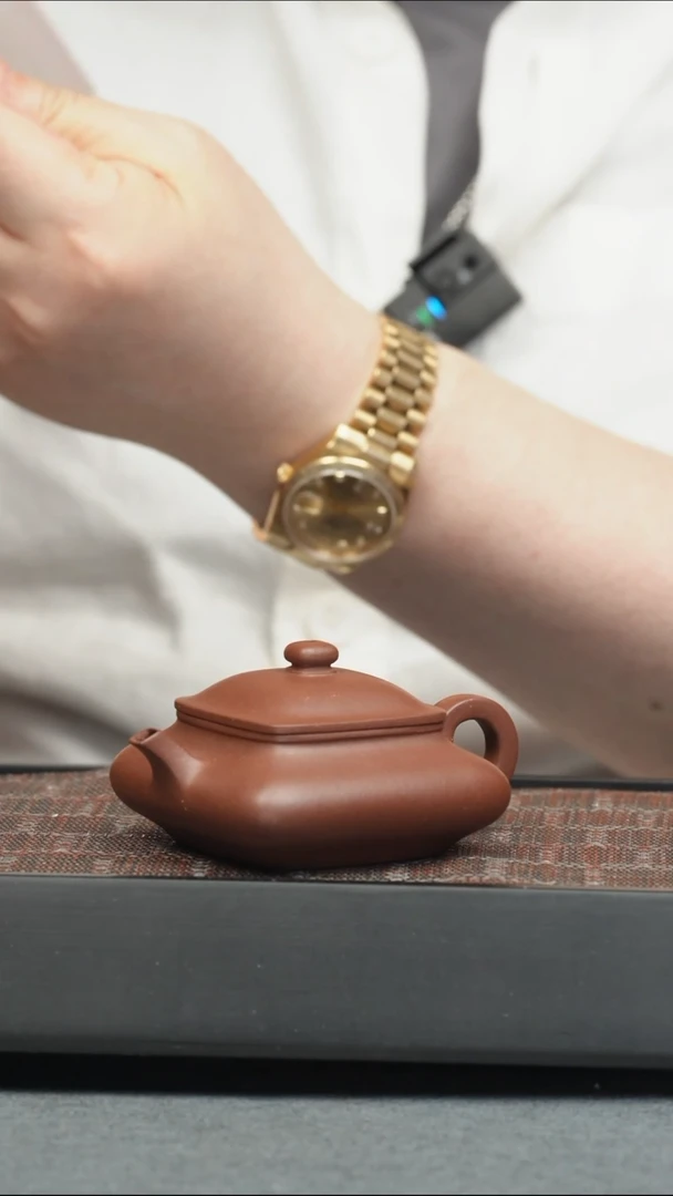 茶壶紫砂五堂寒灰老人-紫泥