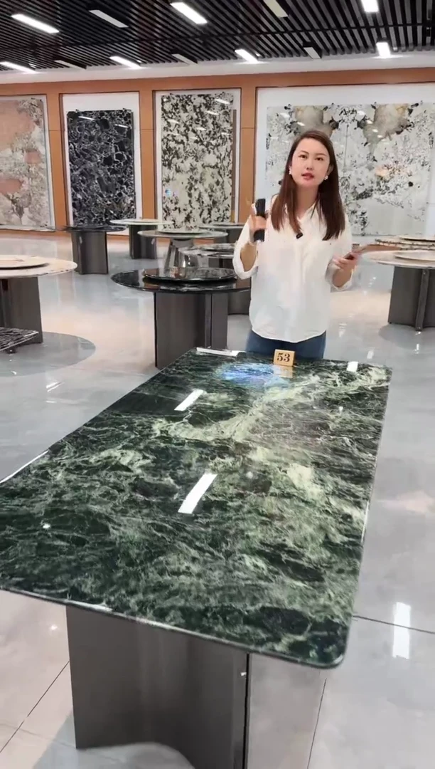 绒质奢石餐桌53号送桌腿