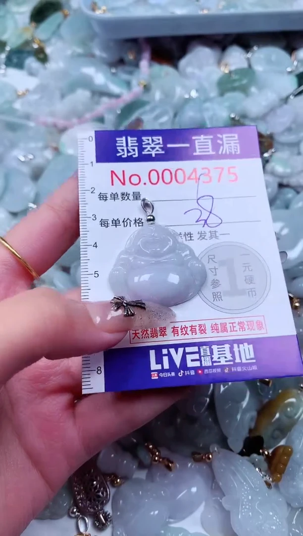 翡翠未镶嵌吊坠(不含链)4375