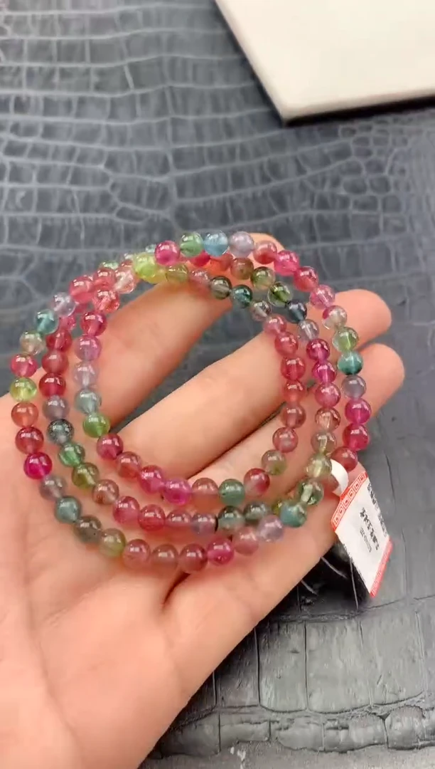 未镶嵌手串碧玺多样性发一条