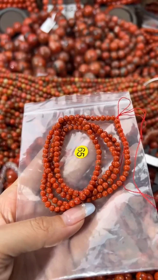 未镶嵌手串南红玛瑙4+