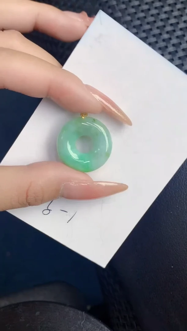 【闪购商品】翡翠颈饰18K金镶嵌000000000