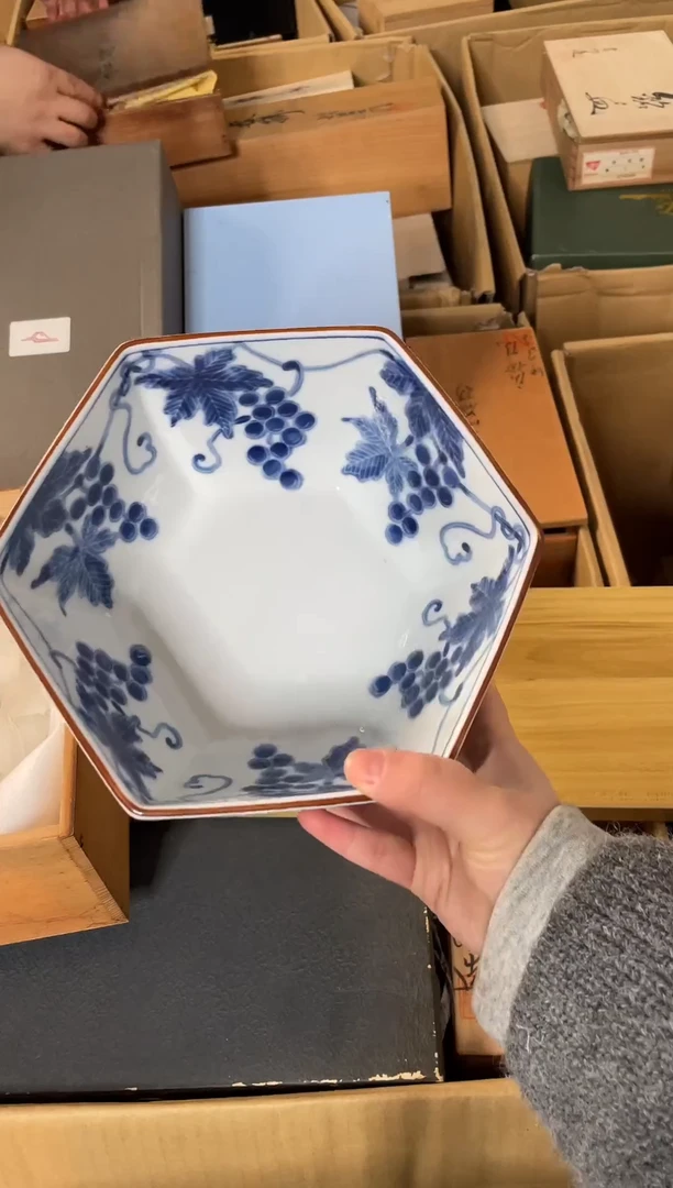 【闪购商品】瓷片3山清水秀瓷器默认微瑕