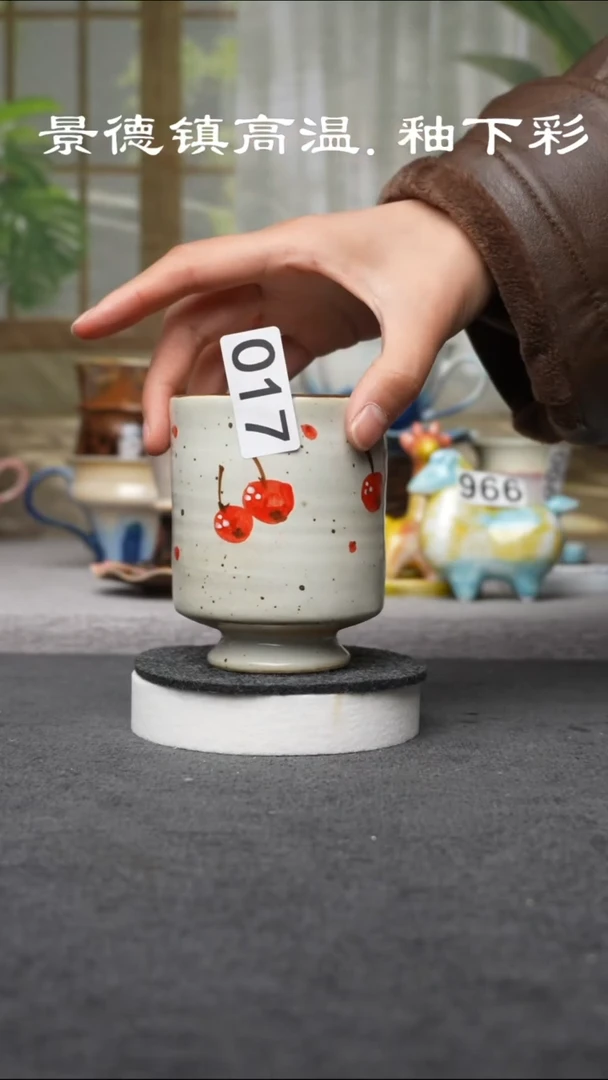 杯子陶017景德镇手工手创系列