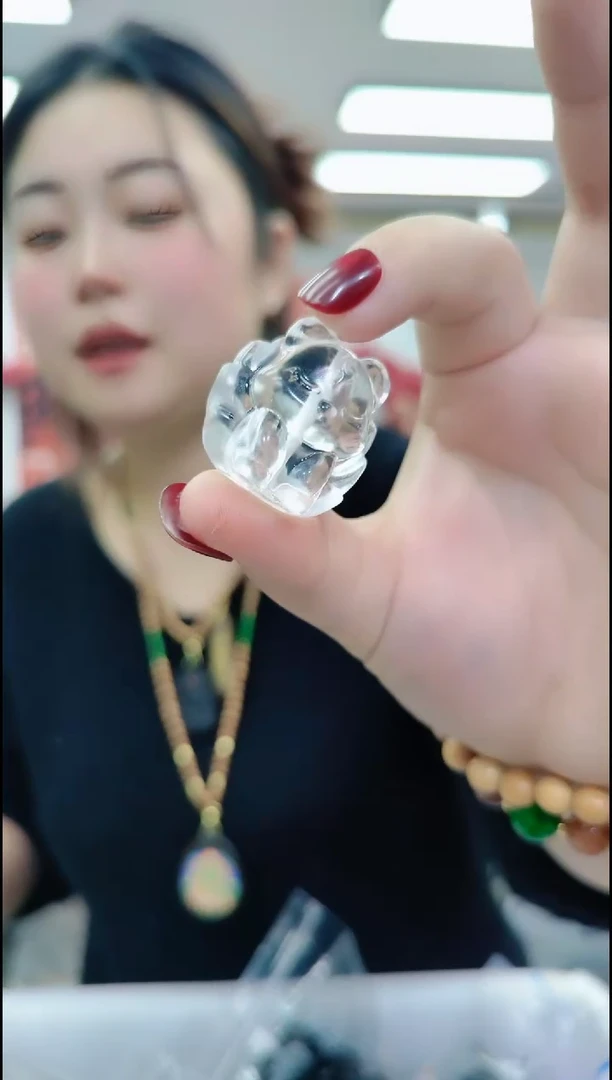 【闪购商品】香榧木1706白水晶九尾