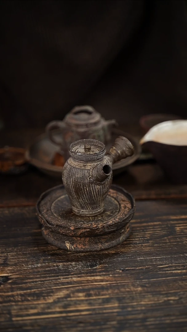 全手工制作 南蛮侧把壶