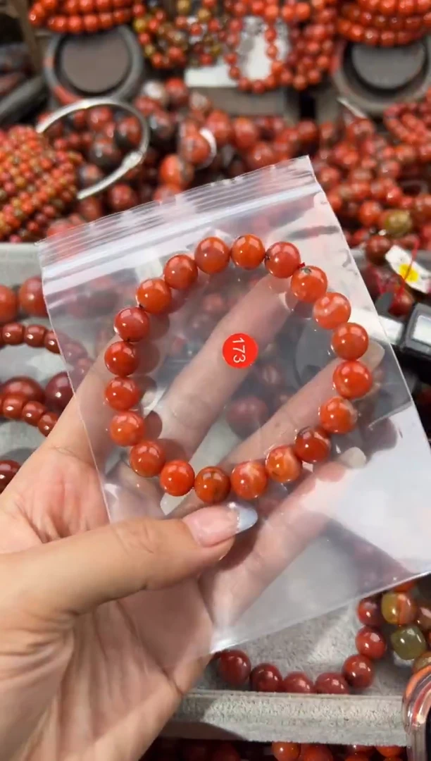 未镶嵌手串南红玛瑙10+