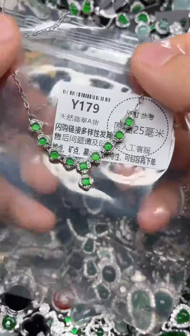 颈饰未镶嵌翡翠Y179项链