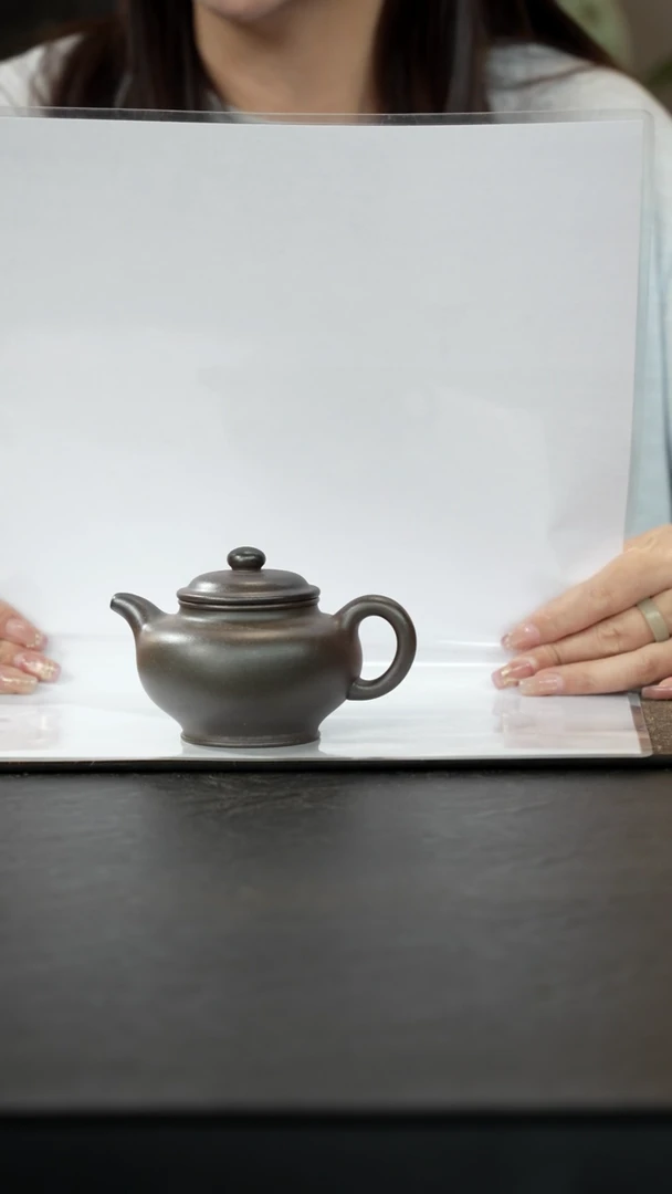 茶壶紫砂清水泥柴烧掇只壶170cc