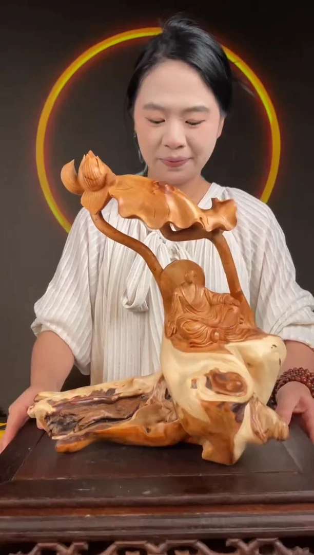 柏木（崖柏）手工摆件,先抢先得! 编号:111