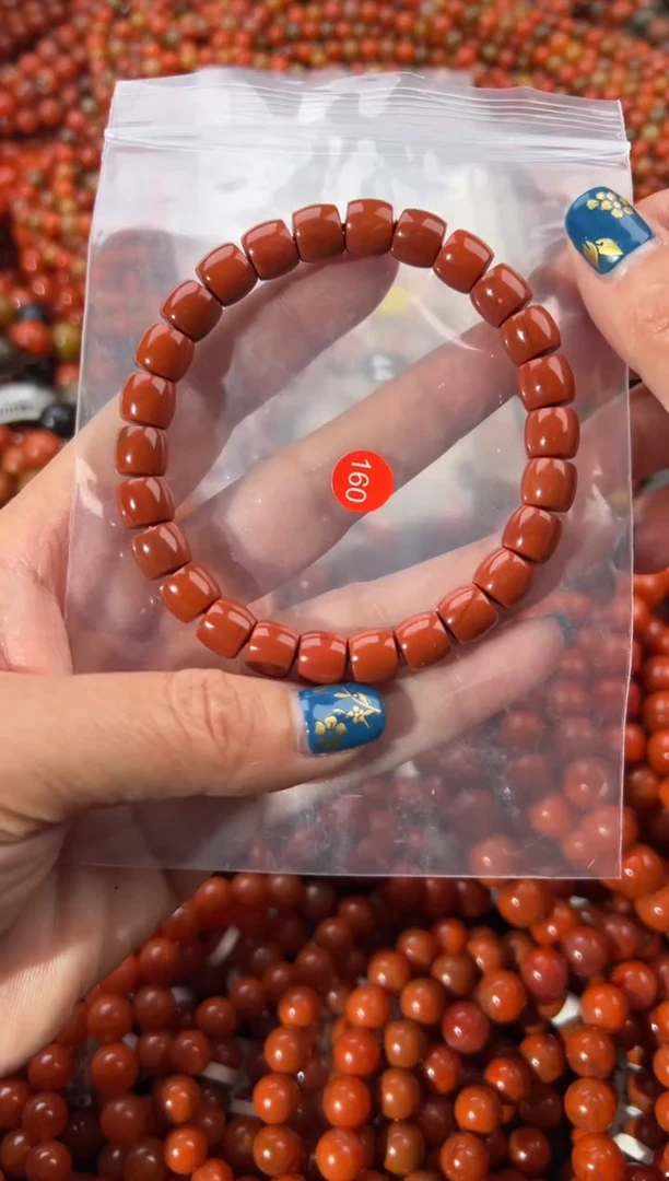 未镶嵌手串南红玛瑙1