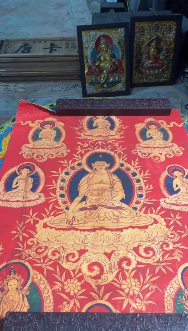 卷轴画东东唐卡tk16