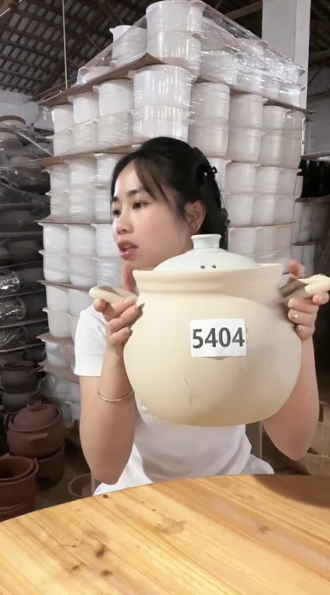 粗砂陶瓷5404瑕疵麦饭石大肚锅5.0