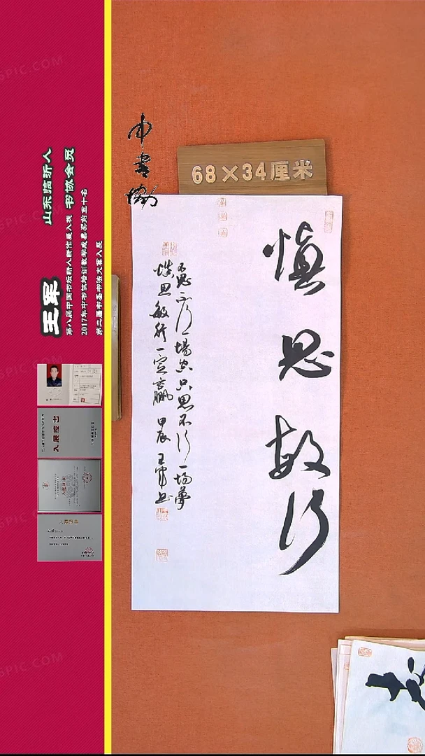 【闪购商品】书法423王军书法作品